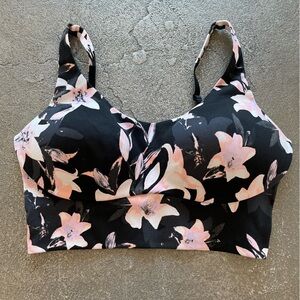 Victoria's Secret Black Floral Wireless Lightly Padded Bra